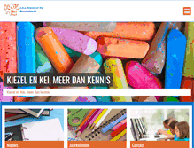 Tablet Screenshot of kiezelenkei.nl